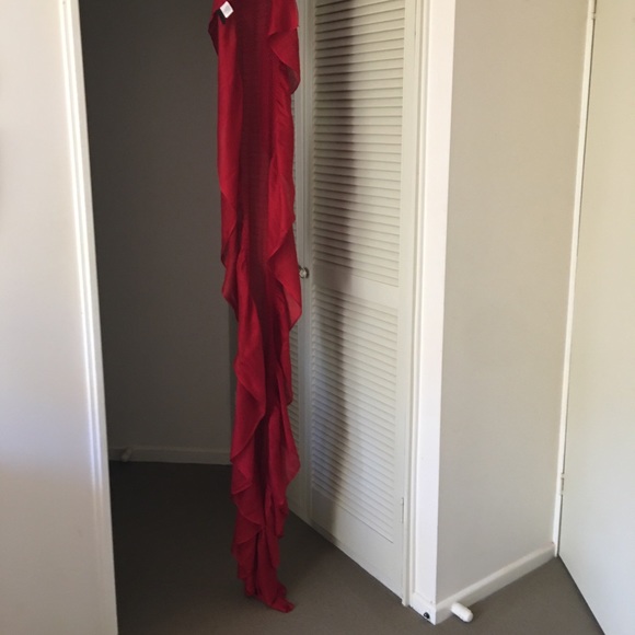 Portmans Deep Red Acrylic Scarf NWOT - Picture 8 of 15